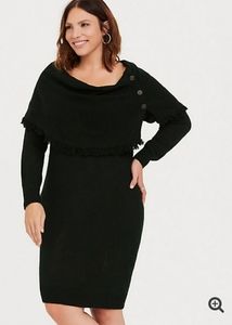 Torrid Off Shoulder Sweater Dress